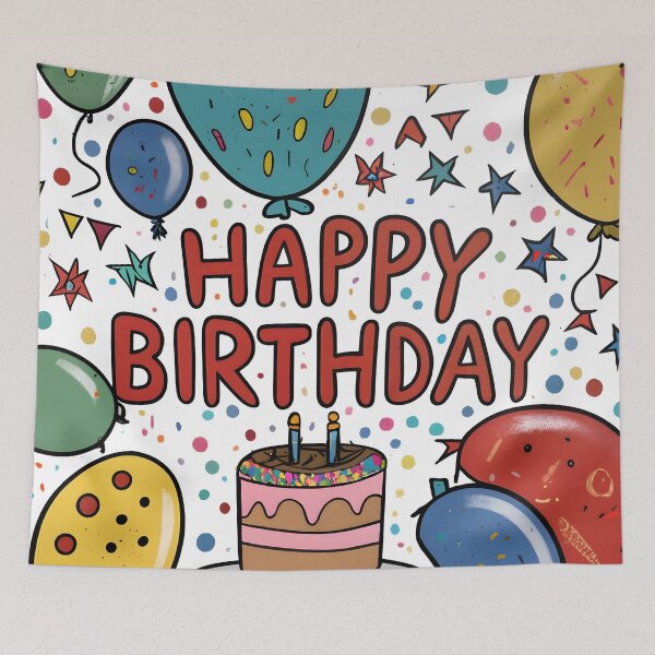 Item preview, Happy Birthday , hbd  designed and sold by ratchawoot.