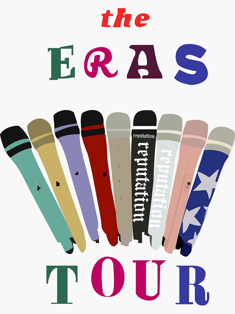 Taylor Swift the Eras Tour Albums Vinyls Cover Colors Art 