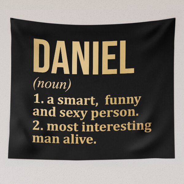 Item preview, Daniel Name Definition in Gold designed and sold by XCIV.