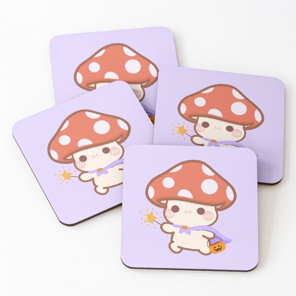 Item preview, Cartoon Mushroom Wizard designed and sold by cutecozynook.