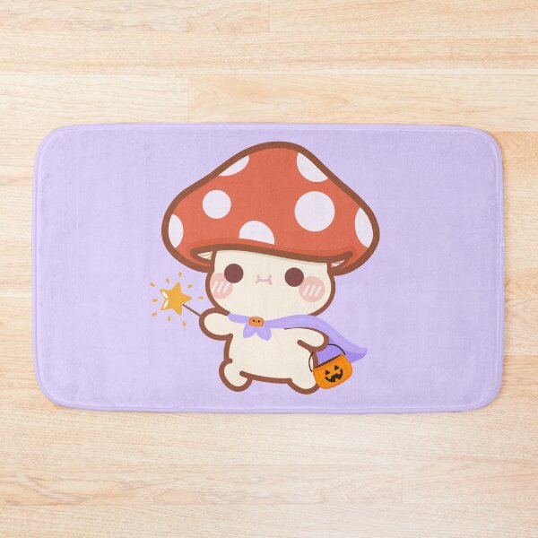 Item preview, Cartoon Mushroom Wizard designed and sold by cutecozynook.