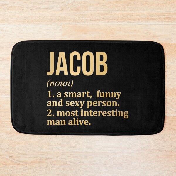 Item preview, Jacob Name Definition in Gold designed and sold by XCIV.