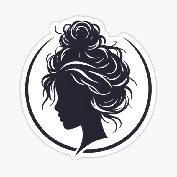 Item preview, Curly hair woman designed and sold by DeepJo.