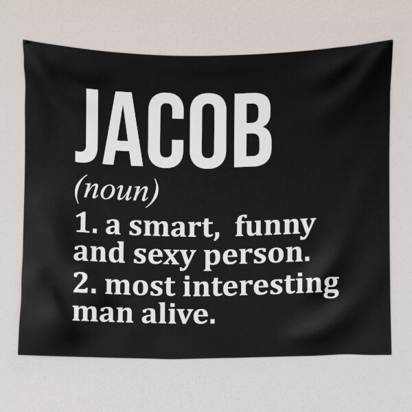 Item preview, Jacob Name Definition in Gold designed and sold by XCIV.