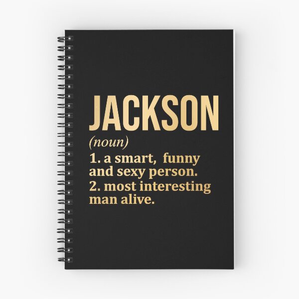 Item preview, Jackson Name Definition in Gold designed and sold by XCIV.