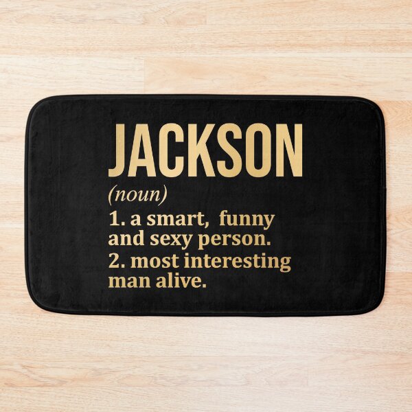 Item preview, Jackson Name Definition in Gold designed and sold by XCIV.