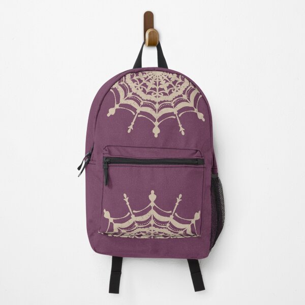 Item preview, Victorian Lace Spider Web Mandala - Beet + Dove designed and sold by Irene Estelle.