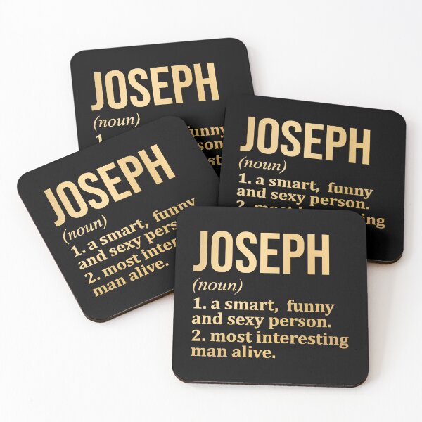 Item preview, Joseph Name Definition in Gold designed and sold by XCIV.