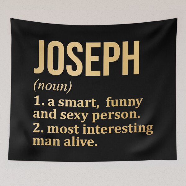 Item preview, Joseph Name Definition in Gold designed and sold by XCIV.
