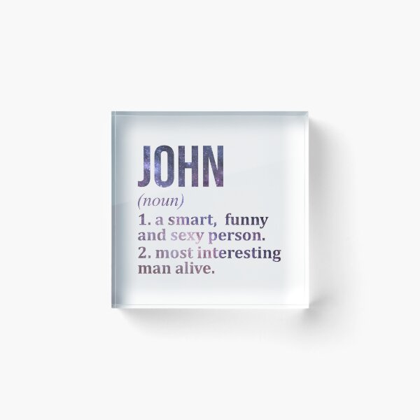Item preview, John Name Definition designed and sold by XCIV.