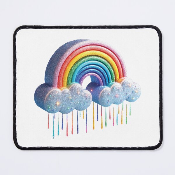 Artikelvorschau, Regenbogen-Glitzerwolke entworfen und verkauft von NDMD.