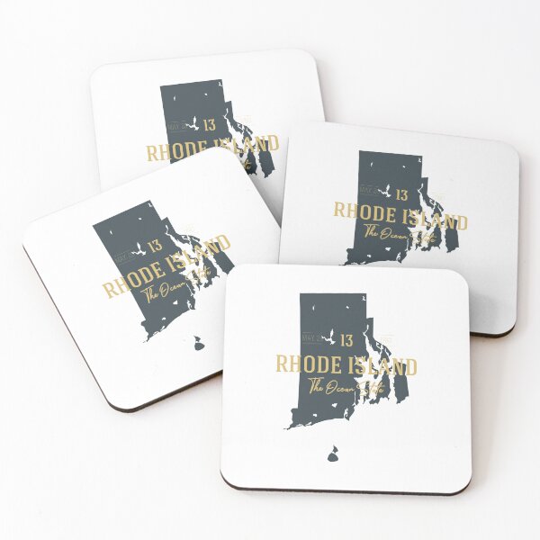 Item preview, American state map. Rhode Island. The Ocean State designed and sold by dk-design85.