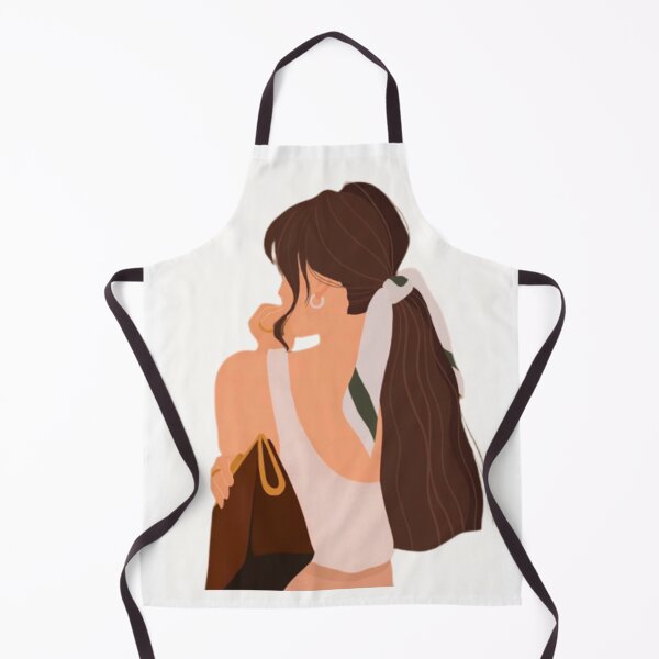 Item preview, back side girl illustration designed and sold by Affordable and Aesthetic.