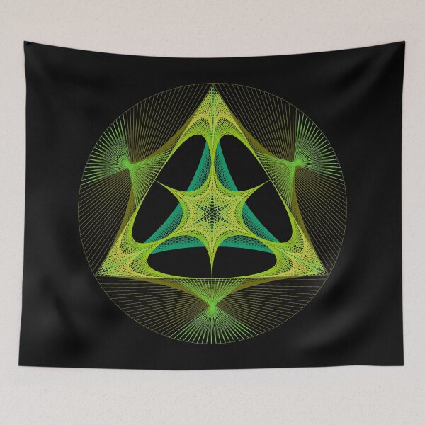 Item preview, Triangle In Circle Morph F [420-Greens-BB] designed and sold by LottMultimedia.