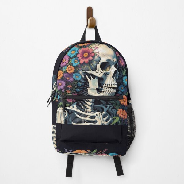 Item preview, Skeleton among flowers designed and sold by AnnArtshock.