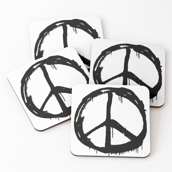 Item preview, graffiti peace sign designed and sold by BrontesWhimsyStore.