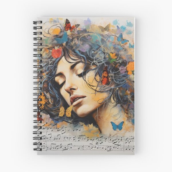 Item preview, Music, girl, notes designed and sold by CatCoconut-Art.