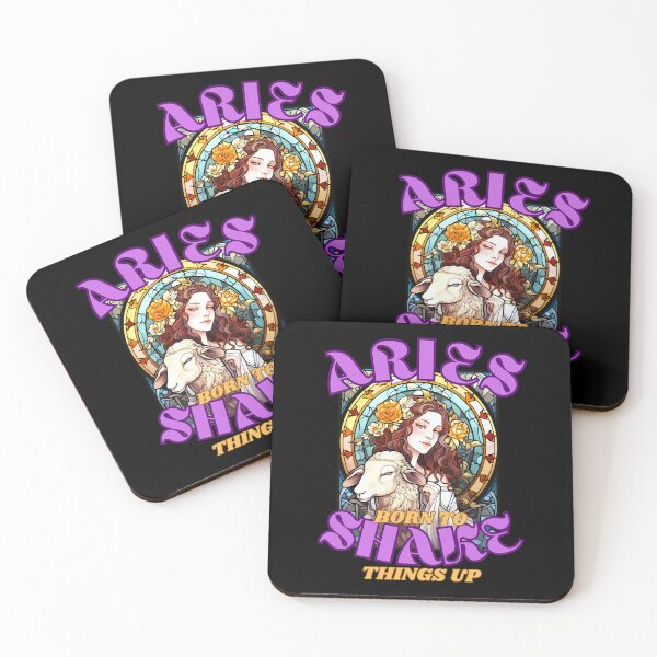 Item preview, Aries: Born To Shake Things Up. aries saying designed and sold by ZodiacWonders.