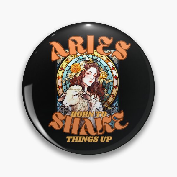 Item preview, Aries: Born To Shake Things Up. aries funny designed and sold by ZodiacWonders.