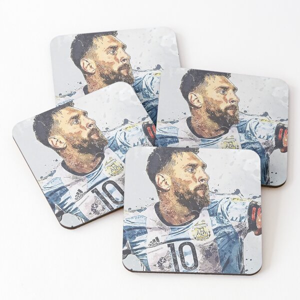 Item preview, Lionel Messi Argentina Watercolor Portrait designed and sold by BK-Fishing.