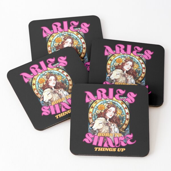 Item preview, Aries: Born To Shake Things Up. aries quote designed and sold by ZodiacWonders.
