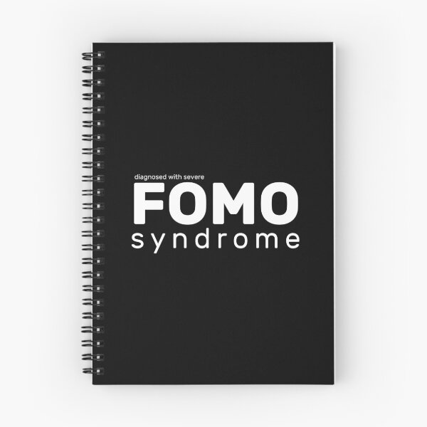 Item preview, Síndrome FOMO severo blanco designed and sold by angelisart.