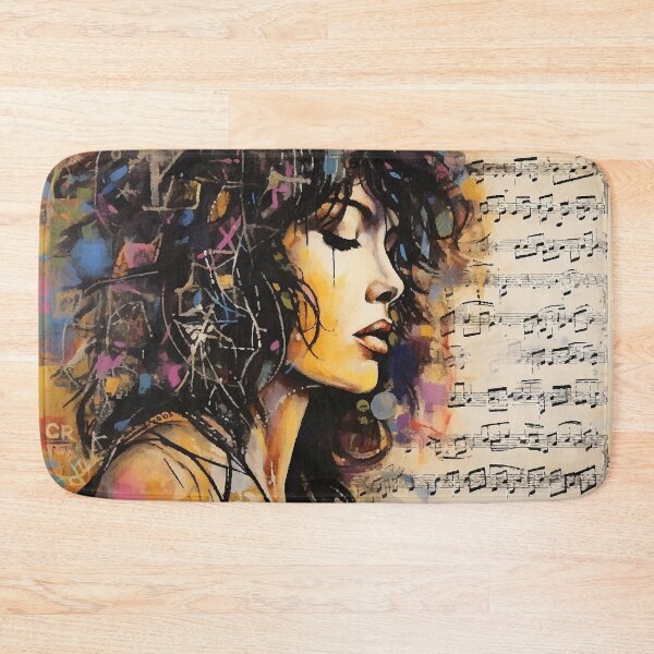 Item preview, Music, girl, notes designed and sold by CatCoconut-Art.