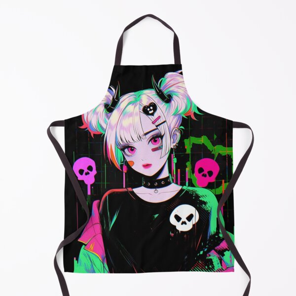 Item preview, Anime Goth Skull Waifu designed and sold by LowGfxWarriors.