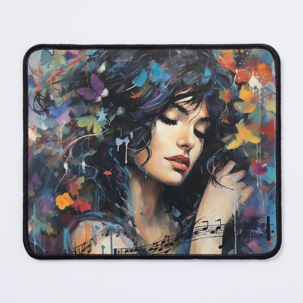 Item preview, Music, girl, notes designed and sold by CatCoconut-Art.