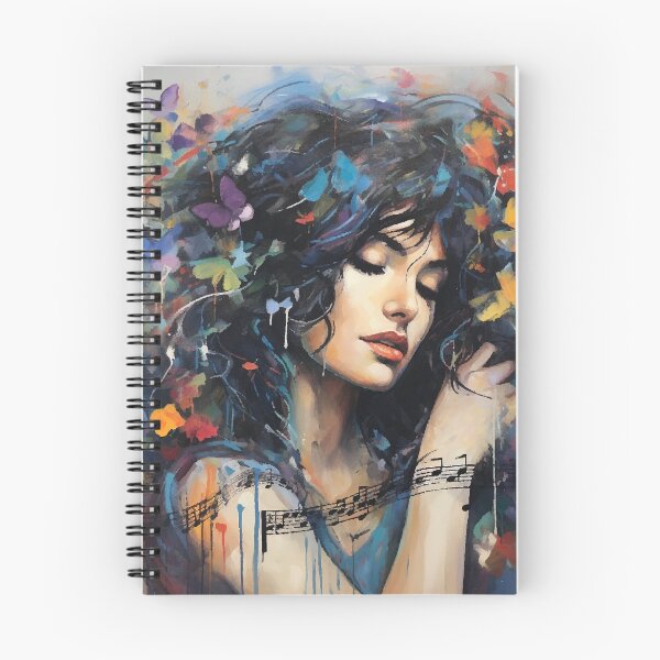 Item preview, Music, girl, notes designed and sold by CatCoconut-Art.