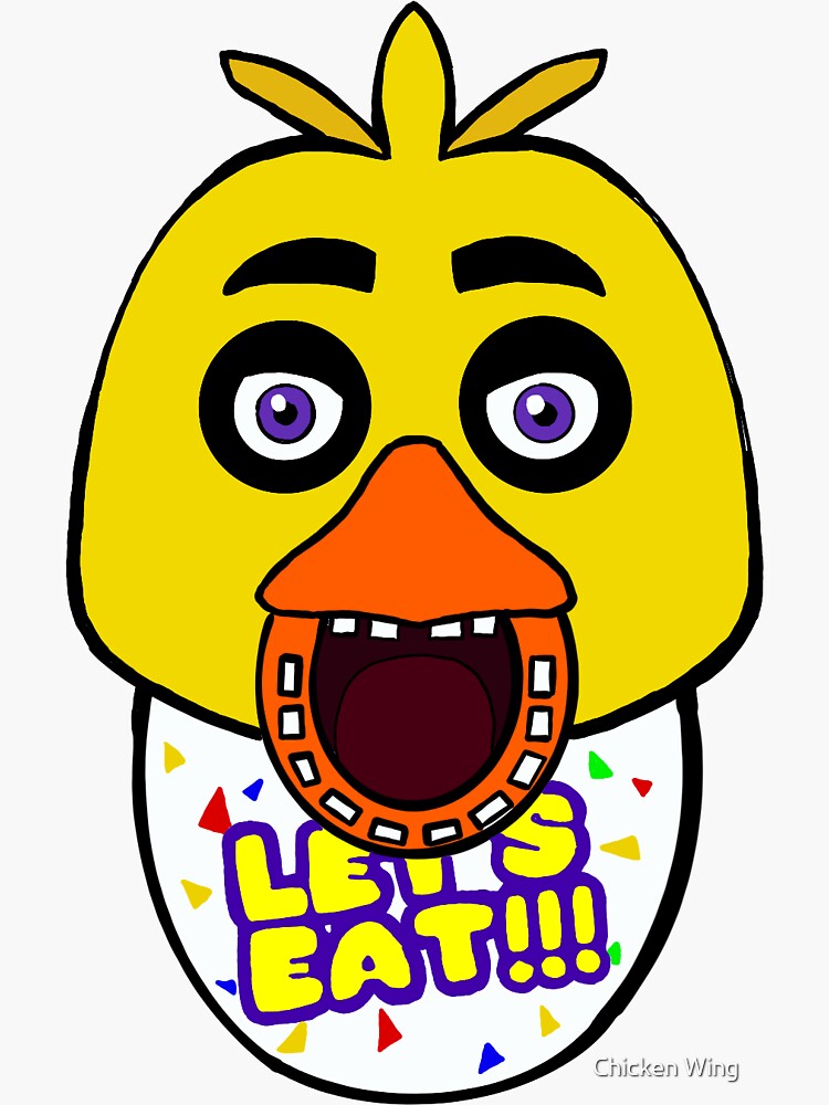 FNAF Nightmare Chica Sticker for Sale by Nav19at0r