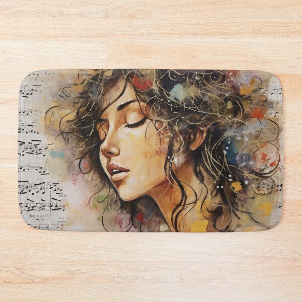Item preview, Music, girl, notes designed and sold by CatCoconut-Art.