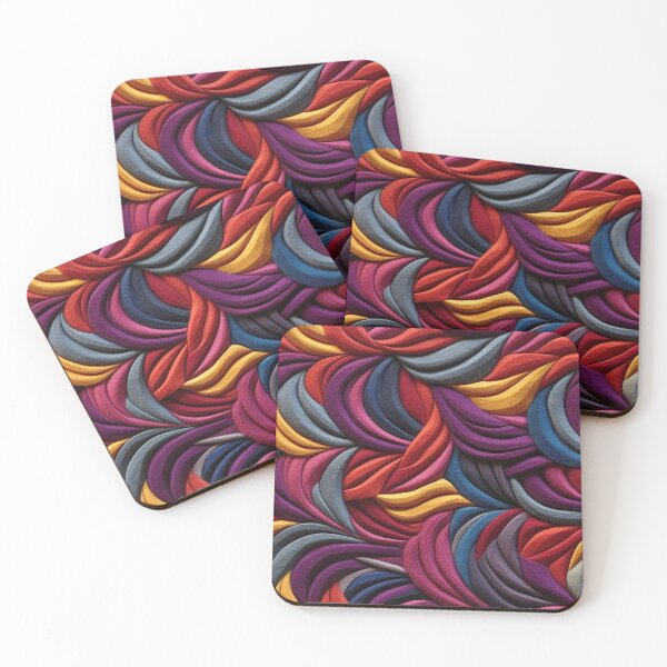 Item preview, Retro design that is reminiscent of floral pop art motifs made of fabric, wool and felt designed and sold by Pflugart.