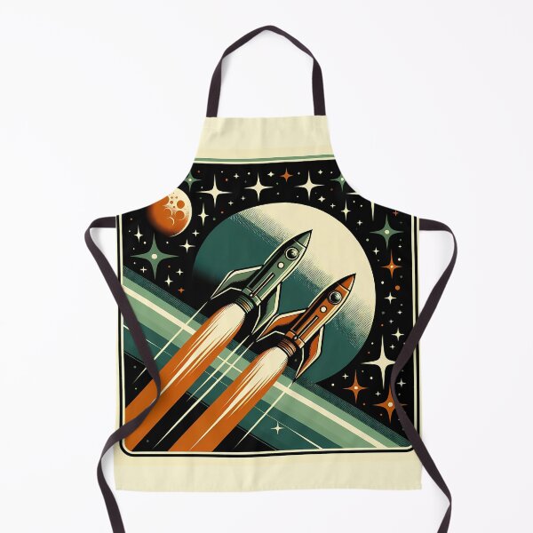 Item preview, Twin Rockets in Starry Orbit designed and sold by PanaceaDesign.