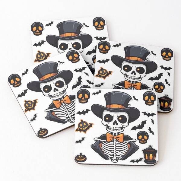 Item preview, Spooky scary skeleton designed and sold by HaloPumpkin.