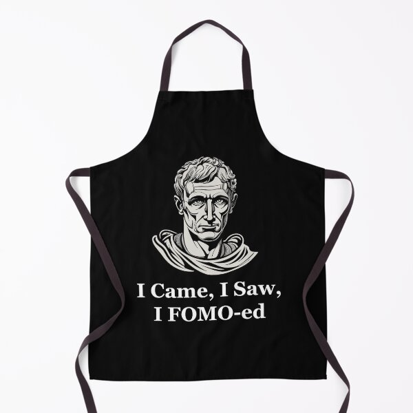 Item preview, I Came, I Saw, I FOMO-ed, Julius Ceasar, white edition designed and sold by angelisart.