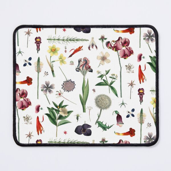 Item preview, Éclat Botanique Collection Vintage modern 1799 Floral Garden Pattern II designed and sold by Coastal Garden Design Studio.