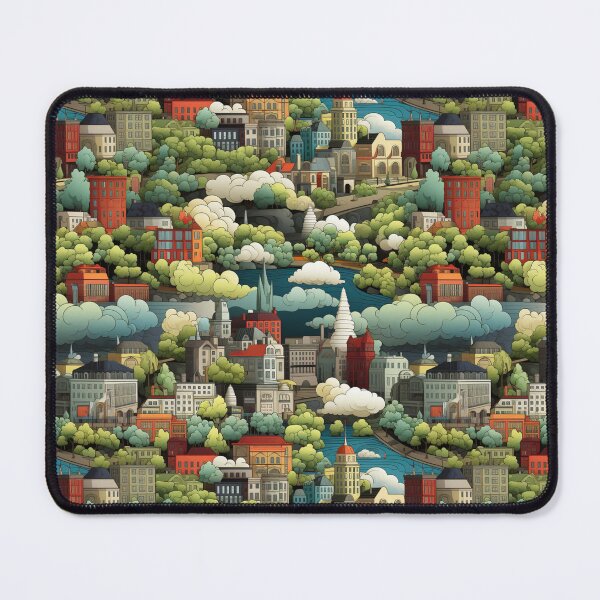 Item preview, Retro Cityscape designed and sold by Abralacazamra.