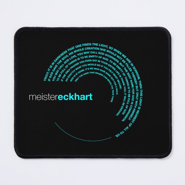 Item preview, Meister Eckhart famous quotes poster [aqua] designed and sold by CMYKStudio.
