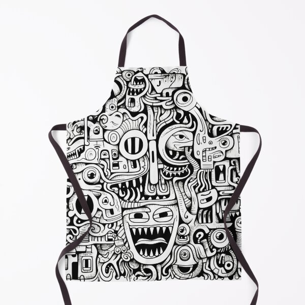Item preview, Happy black and white monsters 3 designed and sold by NavyPanda.