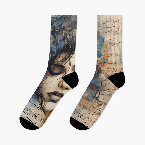 Item preview, Music, girl, notes designed and sold by CatCoconut-Art.