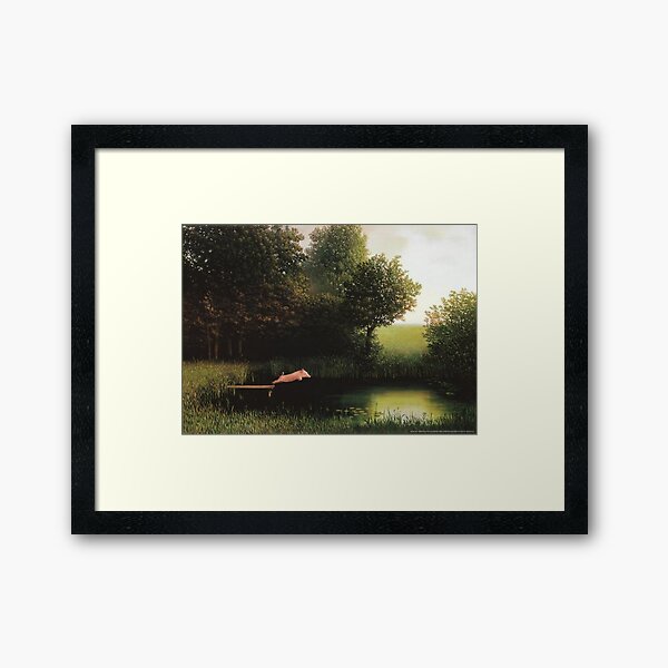 Kohler Pig Painting Impression encadrée