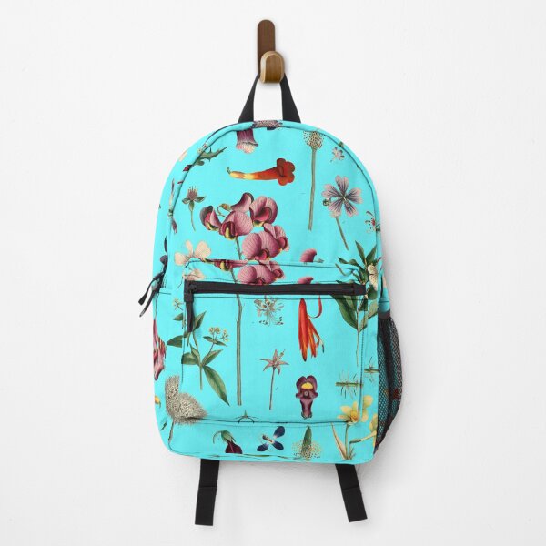 Item preview, Éclat Botanique Collection Vintage modern 1799 Floral Garden Pattern II BLUE designed and sold by Coastal Garden Design Studio.