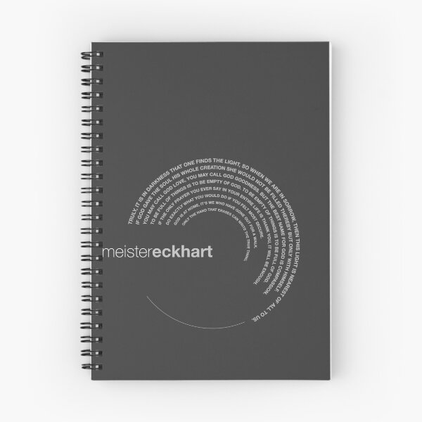 Item preview, Meister Eckhart famous quotes poster [silver] designed and sold by CMYKStudio.