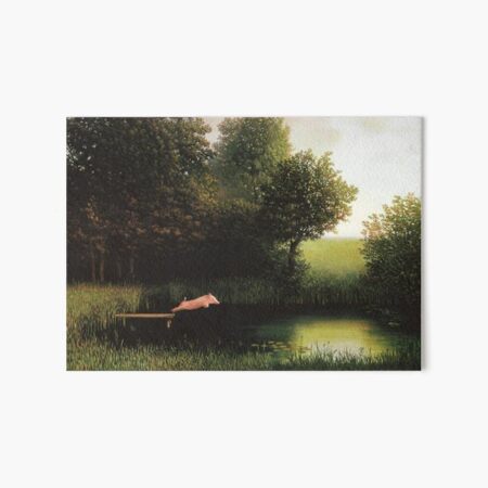 Kohler Pig Painting Art Board Print