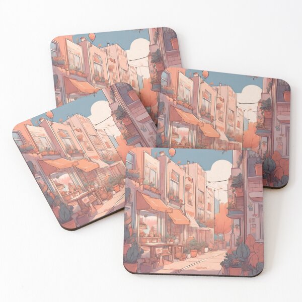 Item preview, Cute dreamy market street art  designed and sold by IvyVault.