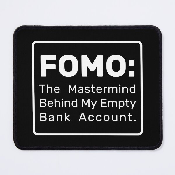 Item preview, FOMO the mastermind behind my empty  Bank account, white edition designed and sold by angelisart.