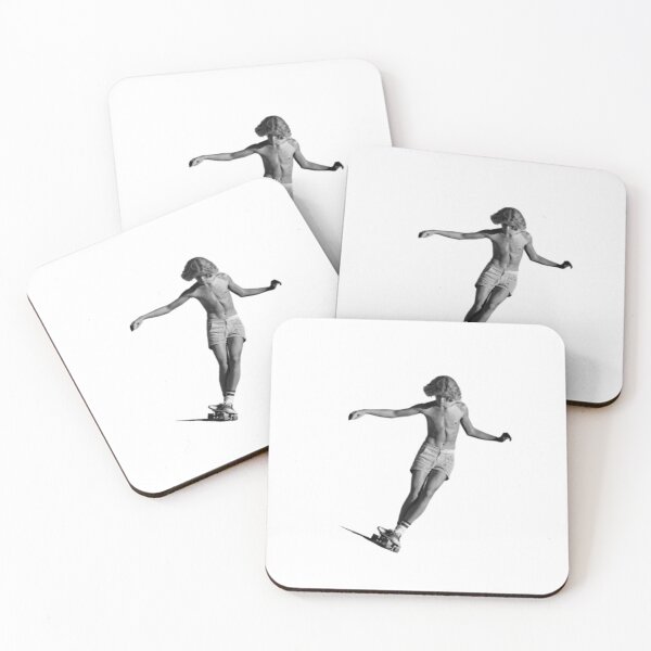 Item preview, vintage minimalist skateboarder designed and sold by soulsurferart.