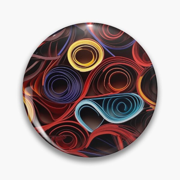 Item preview, Retro design that is reminiscent of floral pop art motifs made of fabric, wool and felt designed and sold by Pflugart.