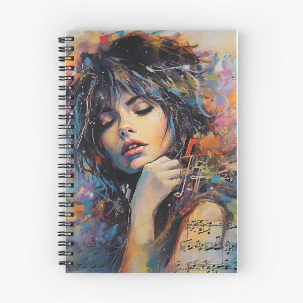 Item preview, Music, girl, notes designed and sold by CatCoconut-Art.